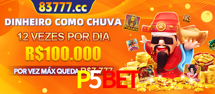 Banner do programa de recompensas Recomende para amigos do P5BET, detalhando os bônus por convidar amigos, com prêmios que chegam a R$288.888.